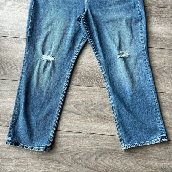 Banana Republic High Rise Straight Distressed  Jean Zion
Wash Denim - Picture 8 of 16